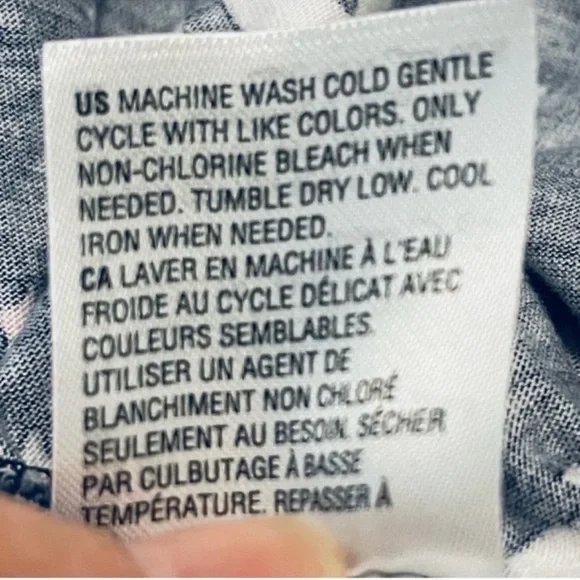 Jenni Polar Bear Print Pajama Bottoms Loungewear Pants Blue White Size S - Picture 8 of 8